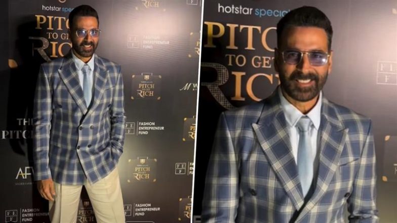 ‘Pitch To Get Rich’ Success Party: Akshay Kumar Graces Star-Studded Bash in Delhi; Season 2 of Reality Show Announced (Watch Video)