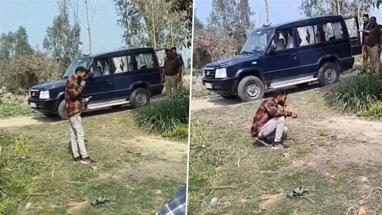 Meerut Shocker: Man Shoots Wife&rsquo;s Lover in Busy Market, Lights Beedi Before Dramatic Surrender as Confession Video Goes Viral