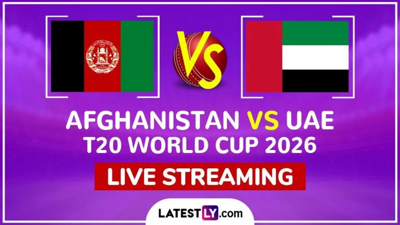 Afghanistan vs UAE Live Streaming and Free Telecast, T20 World Cup 2026 Match 28