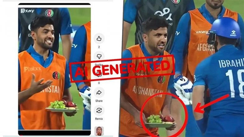 Did Ibrahim Zadran Take Ramadan Iftar During Afghanistan vs Canada T20 World Cup 2026 Match? Here's Fact Check