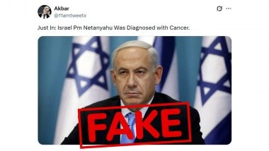 Is Benjamin Netanyahu Suffering From Prostate Cancer? Israeli PM&rsquo;s Office Releases Health Report, Debunking False Rumours