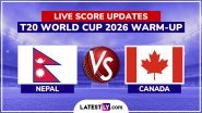 Nepal vs Canada Live Score Updates, T20 World Cup 2026 Warm-up Match