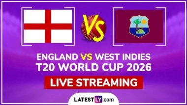 England vs West Indies Live Streaming and Free Telecast, T20 World Cup 2026 Match 15