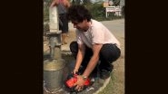 Sunil Grover Goes Viral Again, Comedian Seen Washing Clothes at Roadside Hand Pump in Desi Avatar (Watch Video)