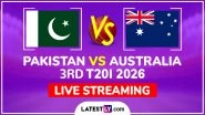 Pakistan vs Australia Free Live Cricket Streaming Online in India, 3rd T20I 2026