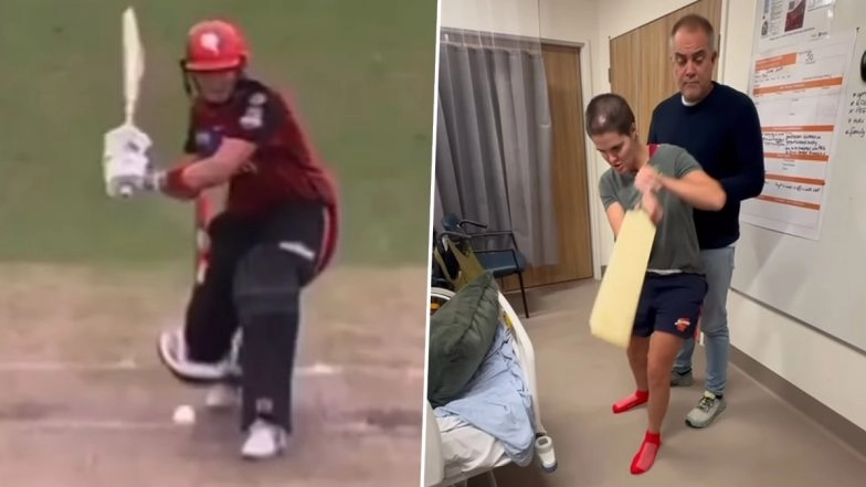 Josie Dooley, Australian Cricketer, Reflects Back on Time She Picked Bat For First Time Since Suffering Stroke (Watch Video)