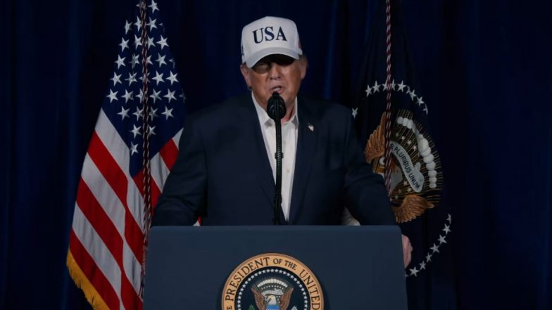 Donald Trump Confirms US Military Campaign Against Iran, Urges Iranians to ‘Take Over Government’; Watch Full Speech