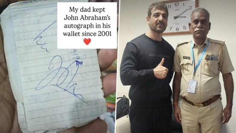 John Abraham Fan Waits 25 Years To Reunite With Actor; Man’s Daughter Shares Heartwarming Moment (Watch Video)