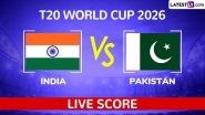 India vs Pakistan Live Score Updates, T20 World Cup 2026 Match 27 India vs Pakistan Live Score Updates, T20 World Cup 2026 Match 27