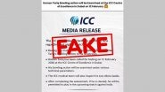 Fact Check: Fake ICC Media Release Claiming Pakistan Spinner Usman Tariq Called for Test to Dubai for Suspect Bowling Action Goes Viral