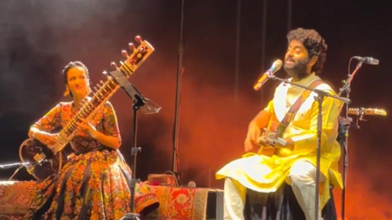 Arijit Singh Surprises Fans at Anoushka Shankar’s Kolkata Concert In Is FIRST Gig After Playback Exit (Watch Video)