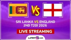 Sri Lanka vs England Live Streaming Online, 2nd T20I 2026: How To Watch SL vs ENG Cricket Match Live Telecast on TV