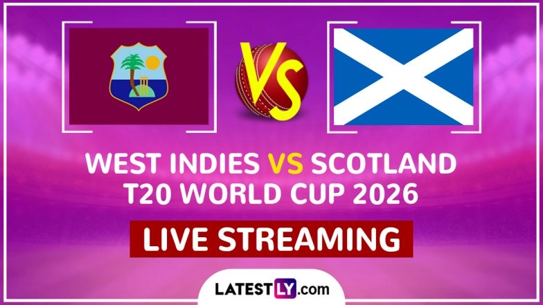 West Indies vs Scotland Live Streaming Online and Free Telecast, T20 World Cup 2026 Match 2