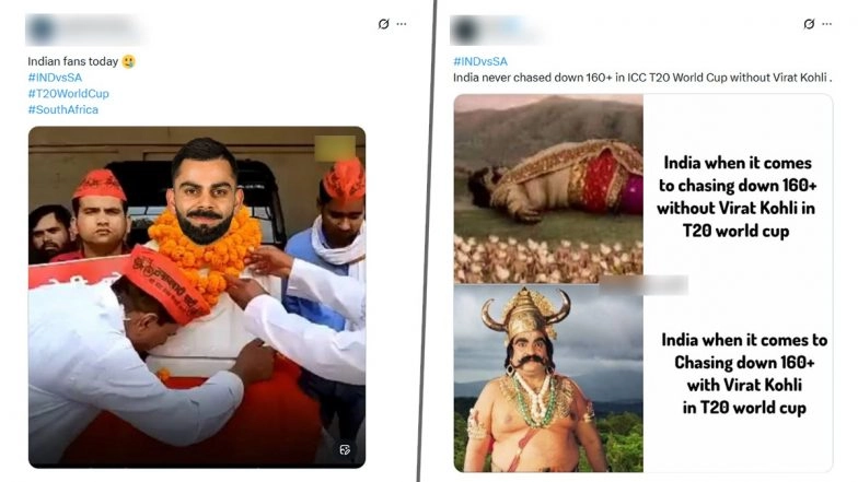 Team India Funny Memes Go Viral After Men in Blue Suffer One-Side Loss Against South Africa in IND vs SA T20 World Cup 2026 Super 8 Match