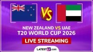 New Zealand vs UAE Live Streaming and Free Telecast, T20 World Cup 2026 Match 11