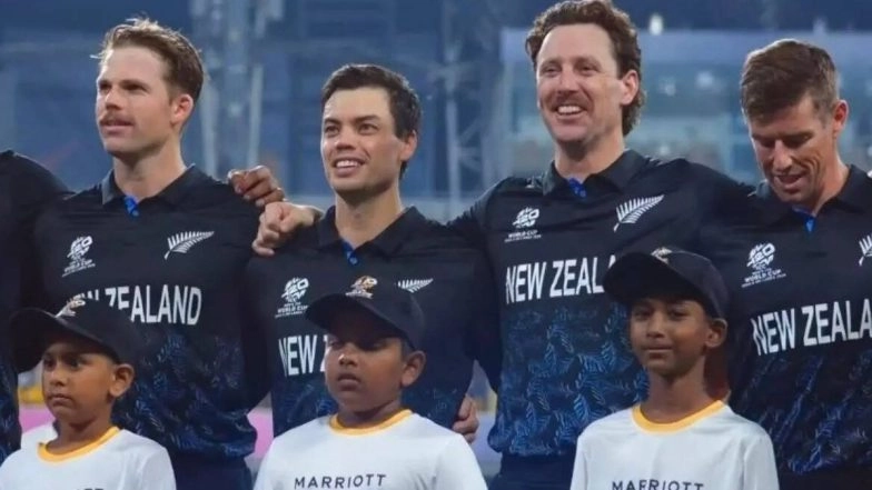 Blunder! New Zealand National Anthem Played at Fast-Forward  Speed, Leaves Black Caps Players Amused Ahead of ENG vs NZ T20 World Cup 2026 Match (Watch Video)