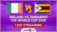 Ireland vs Zimbabwe Live Streaming and Free Telecast, T20 World Cup 2026 Match 32