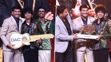 ‘Super Singer 11’ Winner: Nikhil Emerges Victorious in Tamil Singing Reality Show, Defeats Saran and Dishathana (Watch Video)