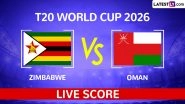 Zimbabwe vs Oman Live Score Updates, T20 World Cup 2026 Match 8