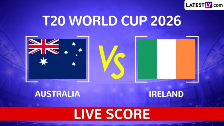 AUS 56/1 in 4.5 Overs | Australia vs Ireland Live Score Updates, T20 World Cup 2026 Match 14: Cameron Green, Josh Inglis Provide Brisk Start