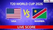 USA National Cricket Team vs Namibia National Cricket Team Scorecard, T20 World Cup 2026