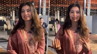 &lsquo;Dhurandhar&rsquo; Star Sara Arjun Celebrates Maha Shivaratri 2026 at Isha Foundation With Sadhguru (Watch Video)
