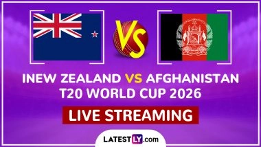 New Zealand vs Afghanistan Live Streaming Online and Free Telecast, T20 World Cup 2026 Match 4