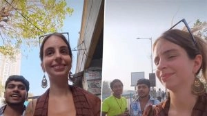 social-viral-‘One Selfie Please, Gori Ma’am’: Travel Vlogger Ines Faria Alleges Harassment in Mumbai, Shares Video on Social Media