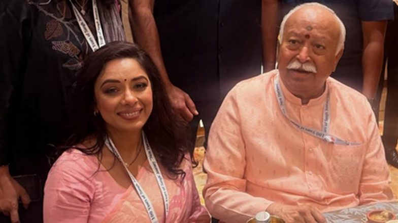 Rupali Ganguly Attends RSS 100-Year Celebrations, Says She Is ‘Honoured’ To Be Part of Historic Occasion (View Post)
