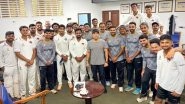 Sachin Tendulkar Interacts With Mumbai Players Ahead of Ranji Trophy 2025&ndash;26 Quarterfinal Against Karnataka