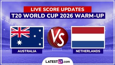 Australia vs Netherlands Live Score Updates, T20 World Cup 2026 Warm-up Match