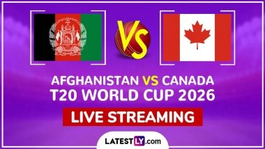 Afghanistan vs Canada Live Streaming Online and Free Telecast, T20 World Cup 2026 Match 39