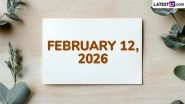 What Day Is Today, February 12, 2026?