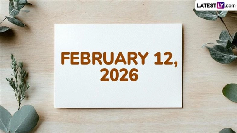 What Day Is Today, February 12, 2026?