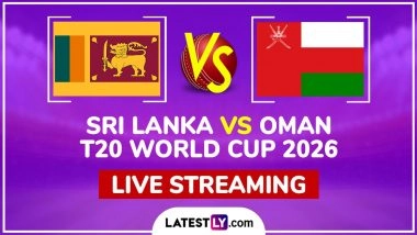 Sri Lanka vs Oman Live Streaming and Free Telecast, T20 World Cup 2026 Match 16
