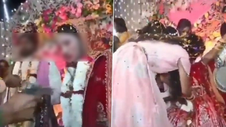 Bihar Wedding Horror: Bride Shot on Stage During Jaimala Ceremony in Buxar, Suspected Ex-Lover on the Run (Watch Video)