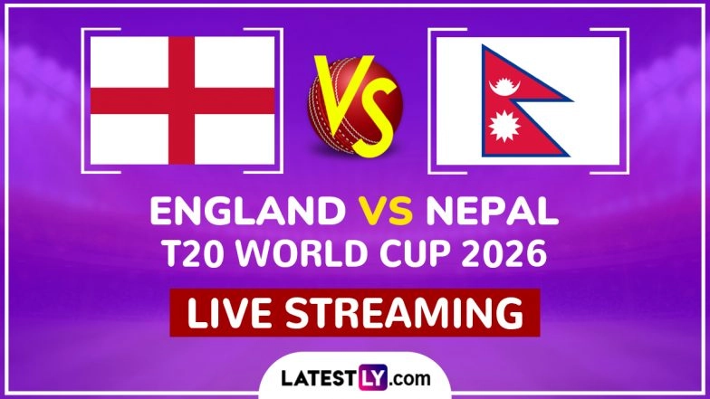 England vs Nepal Live Streaming Online and Free Telecast, T20 World Cup 2026 Match 5