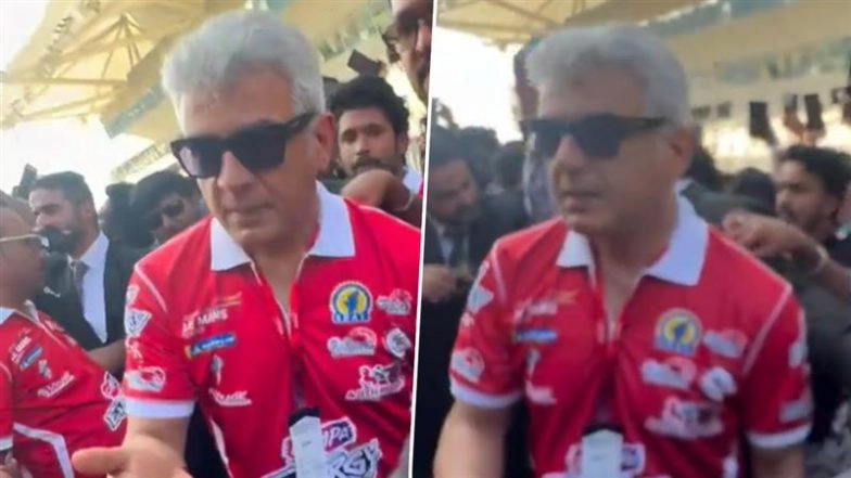Ajith Kumar Tells Fans ‘This Is Not a Theatre’ After Being Mobbed at Abu Dhabi Racing Event (Watch Video)