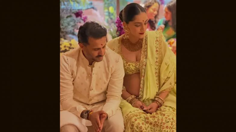 Sonam Kapoor Redefines Maternity Fashion in Custom Cape Lehenga at Her Baby Shower (View Post)