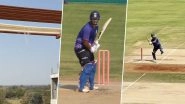 Vaibhav Suryavanshi Breaks Water Pipe While Batting During Rajasthan Royals&rsquo; Training Camp Ahead of IPL 2026 (Watch Video)