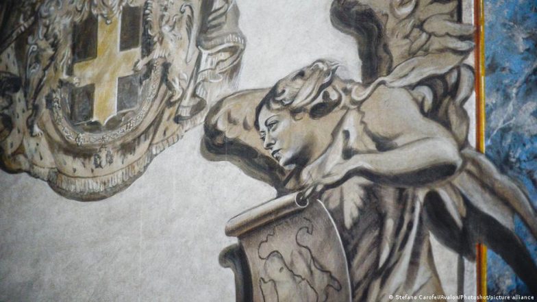 Rome Angel Fresco Resembling Giorgia Meloni Sparks Uproar