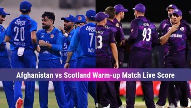 Afghanistan vs Scotland Live Score Updates, ICC T20 World Cup 2026 Warm-up Match