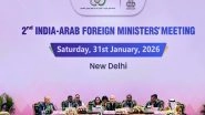 World News | India, Arab League Adopt 'New Delhi Declaration'; Vows Zero Tolerance Toward Terrorism, Push for UNSC Reforms