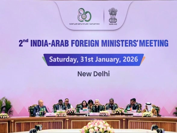 World News | India, Arab League Adopt 'New Delhi Declaration'; Vows Zero Tolerance Toward Terrorism, Push for UNSC Reforms