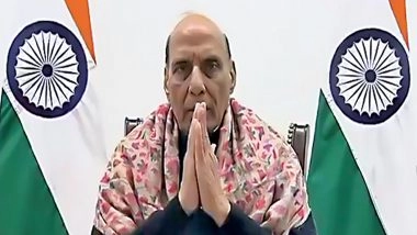 India News | Defence Minister Rajnath Singh Wishes Indian Coast Guard on 50th Raising Day