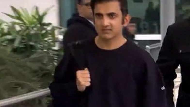 Sports News | Team India Head Coach Gautam Gambhir Returns to Delhi After Men in Blue's 4-1 T20I Series Win over New Zealand