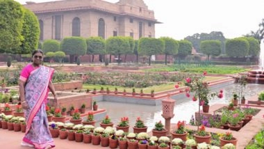 India News | President Droupadi Murmu Attends Opening of Amrit Udyan