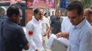 India News | Phone Tapping Case: BRS Chief KCR to Appear Before SIT Amidst Statewide Protests