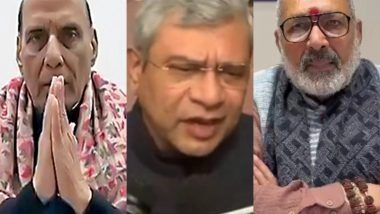 India News | Union Ministers Rajnath Singh, Ashwini Vaishnaw Hail Union Budget 2026