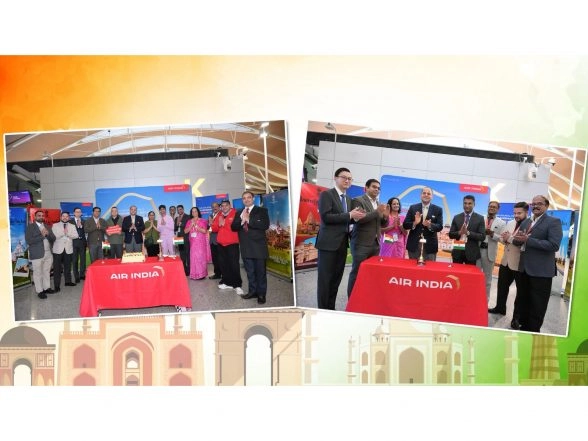 World News | Indian Consul General in Shanghai Attends Air India's Inaugural Ceremony of Flights